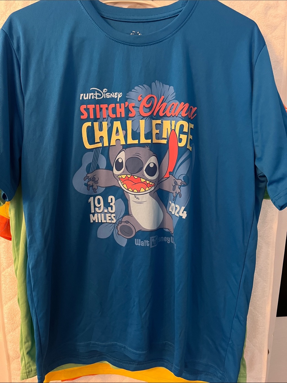 Run Disney Springtime Surprise 2024 Race Tees—-4 total